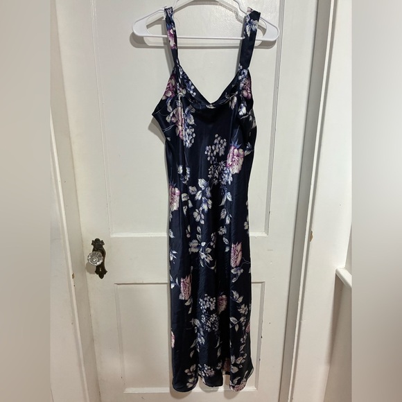 Inner Most Floral Navy Slip Dress Size M - Picture 4 of 4